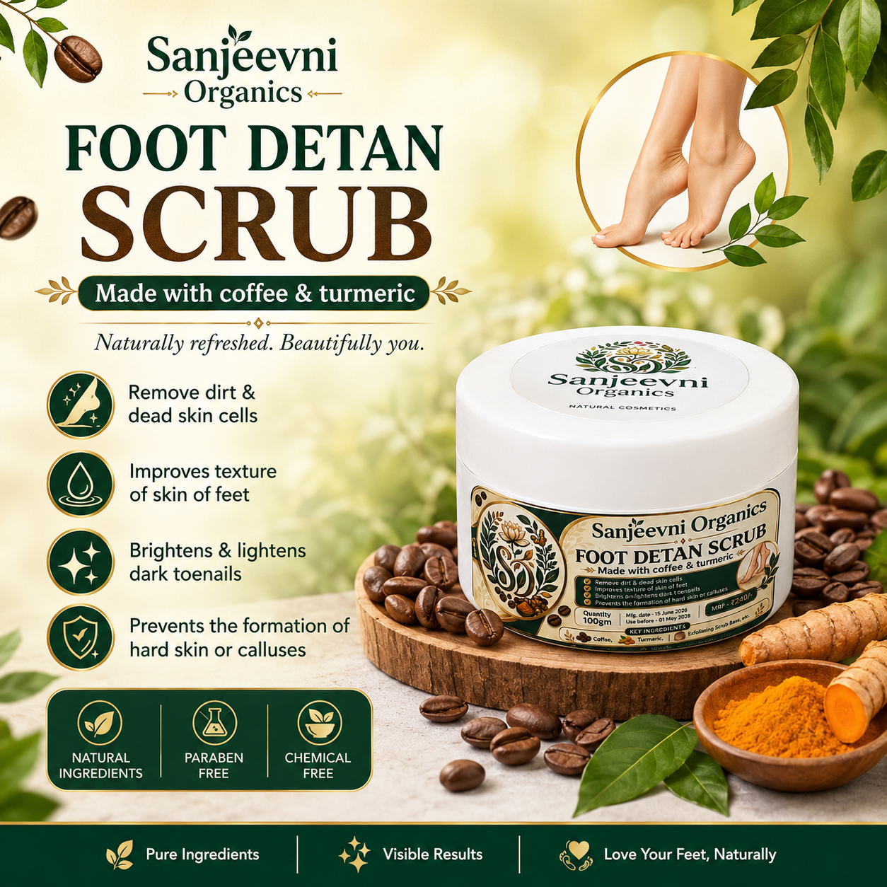 Foot Detan Scrub