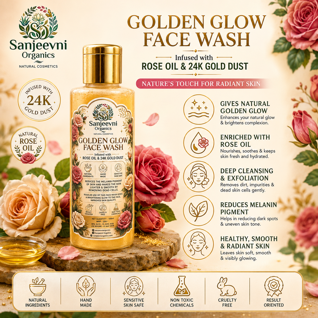 Golden Glow Face Wash