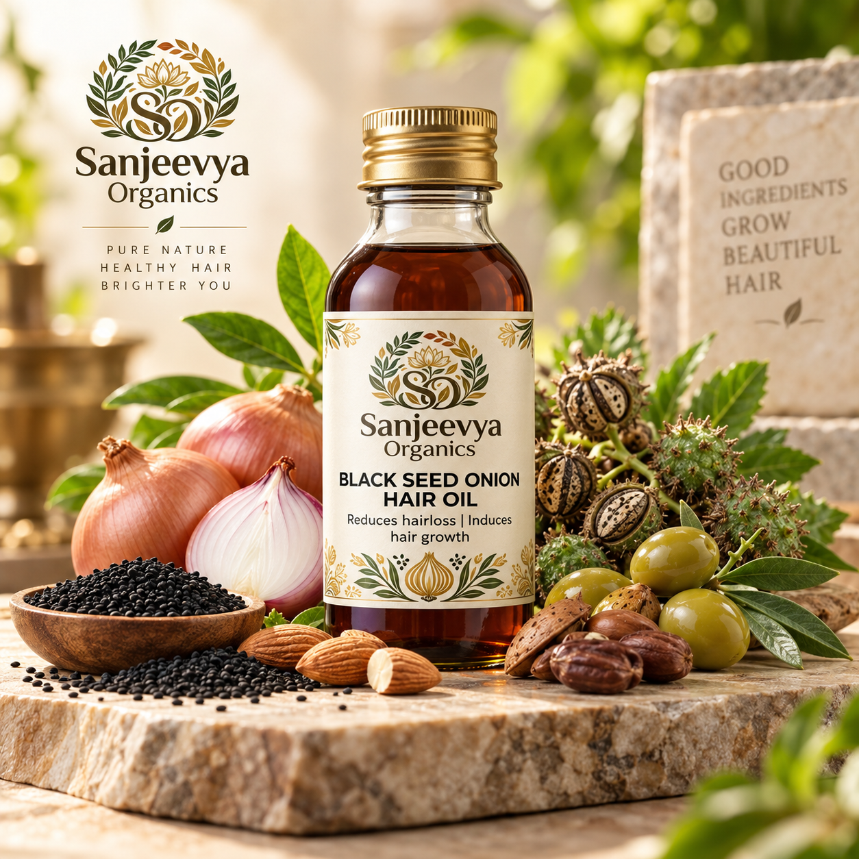 Black Seed Onion Hair Oil