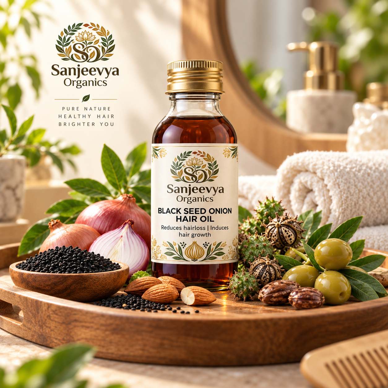 Black Seed Onion Hair Oil