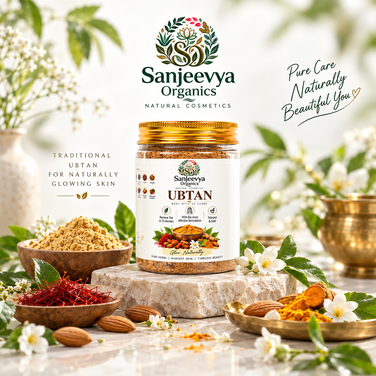 Herbal Ubtan for Glowing & Radiant Skin