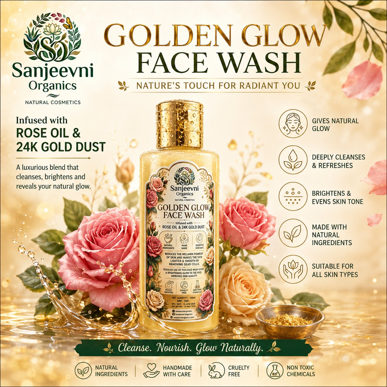 Golden Glow Face Wash
