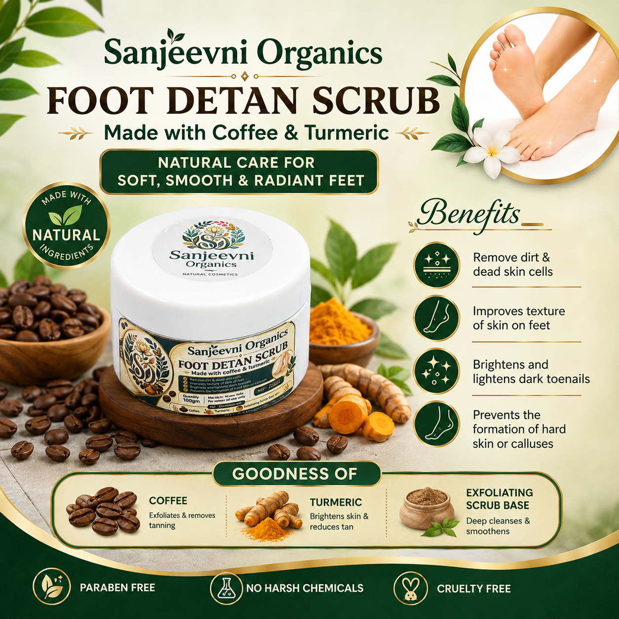 Foot Detan Scrub