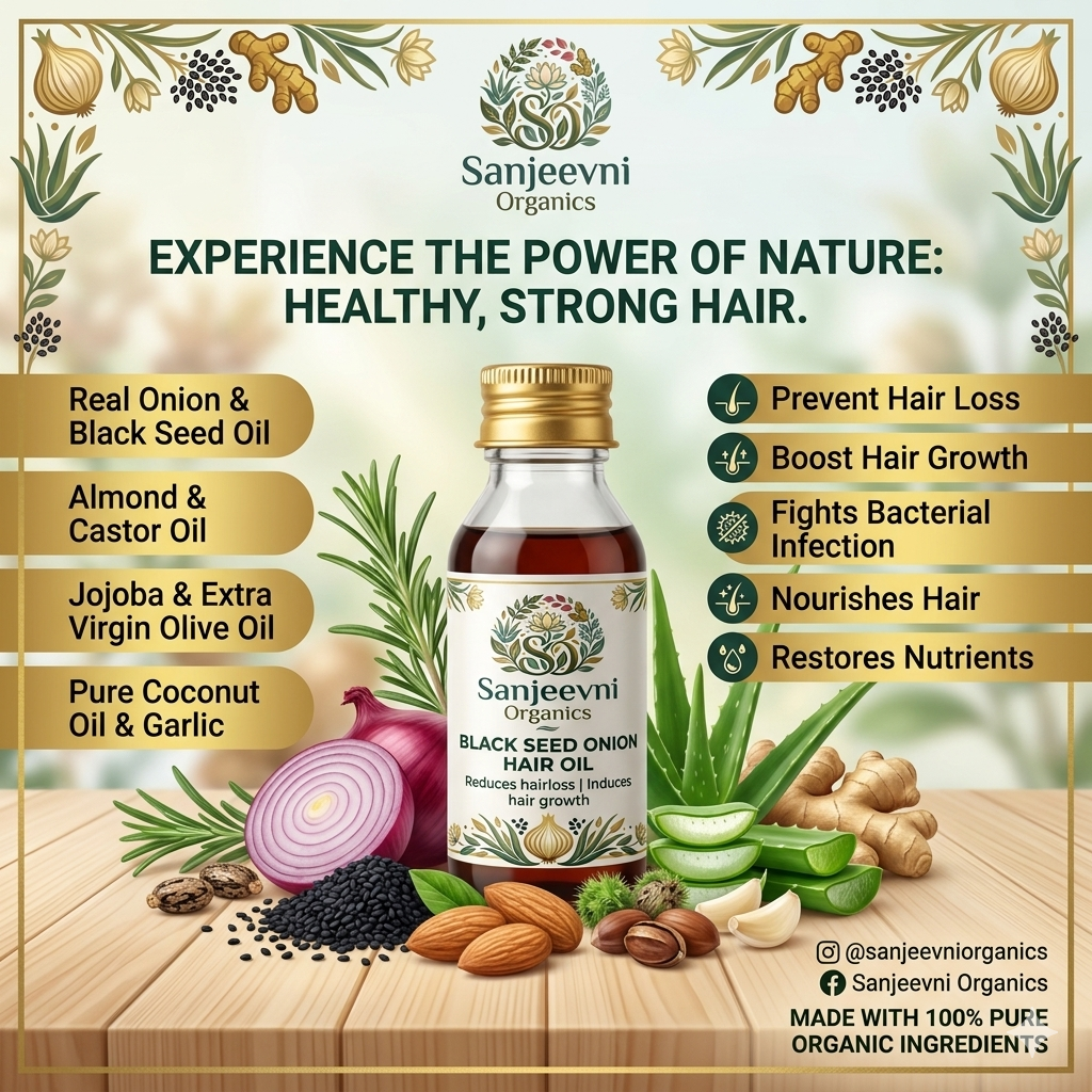 Black Seed Onion Hair Oil