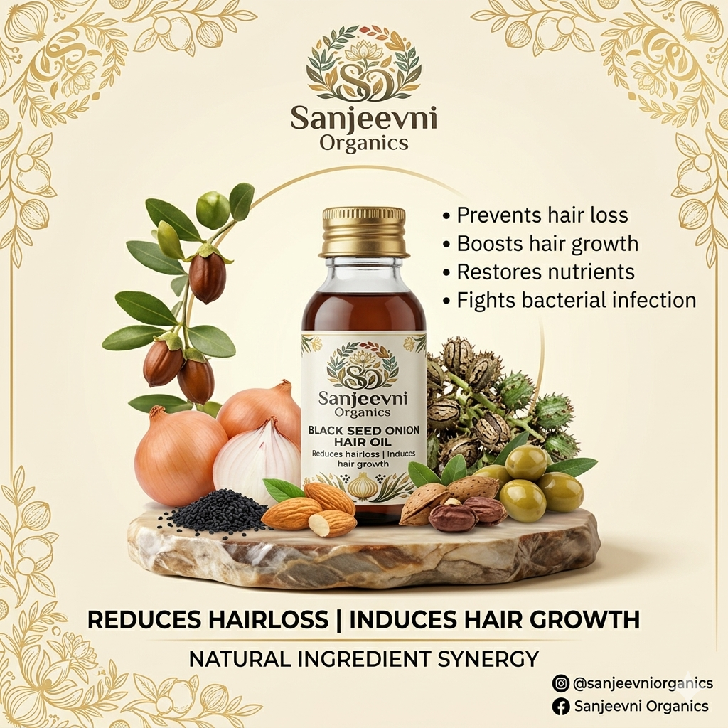 Black Seed Onion Hair Oil