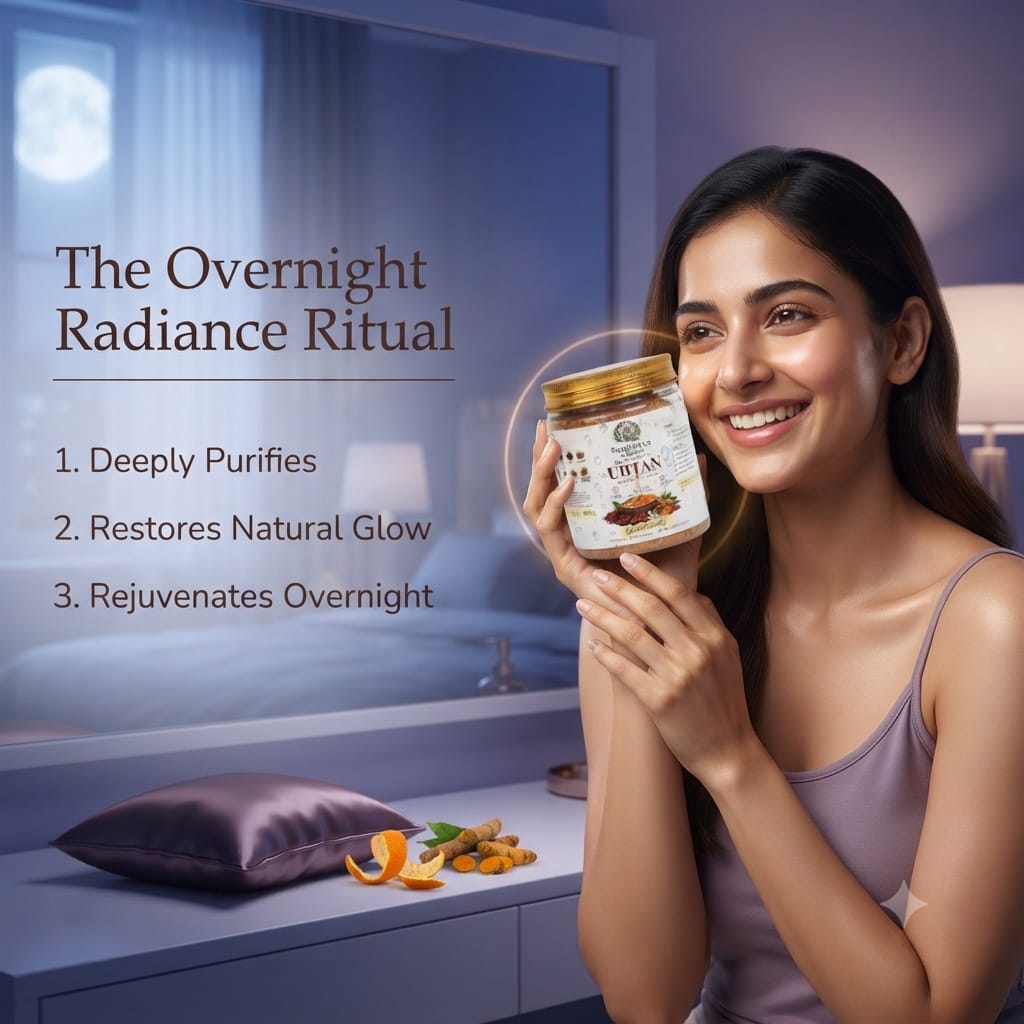 Ubtan Face Pack for Glowing & Radiant Skin – Sanjeevya Organics