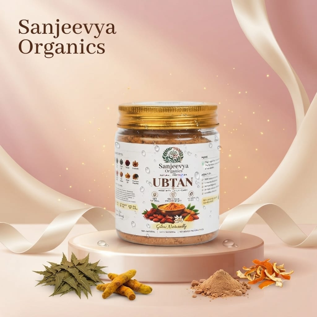 Ubtan Face Pack for Glowing & Radiant Skin – Sanjeevya Organics